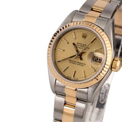 ladies 2 tone rolex watch no date|cheapest rolex lady datejust.